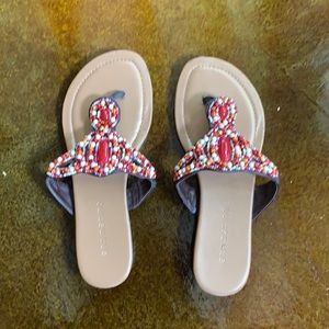 Ann Marino beaded sandals